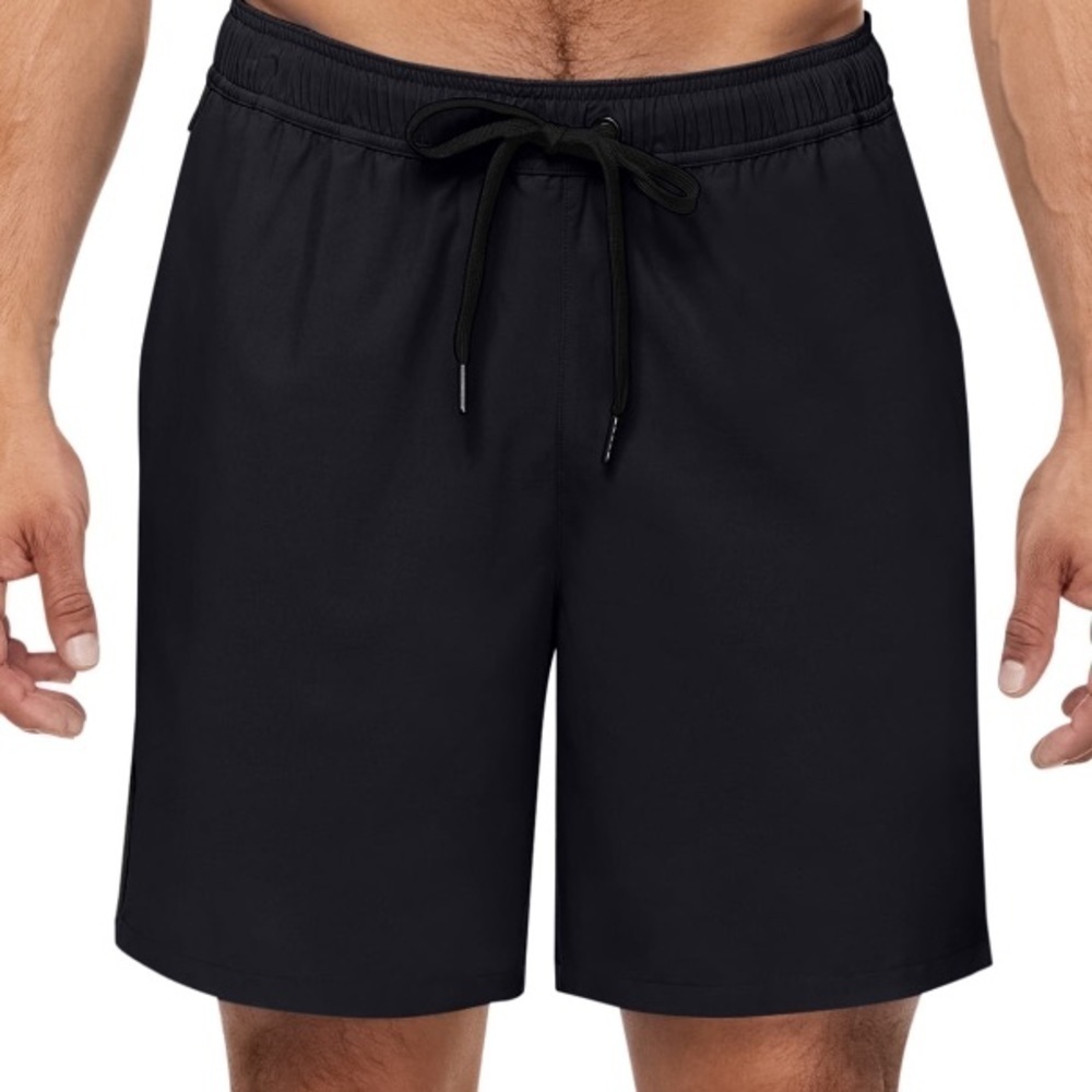 Reebok 7 inch core volley side logo trim swim trunks size XXL
